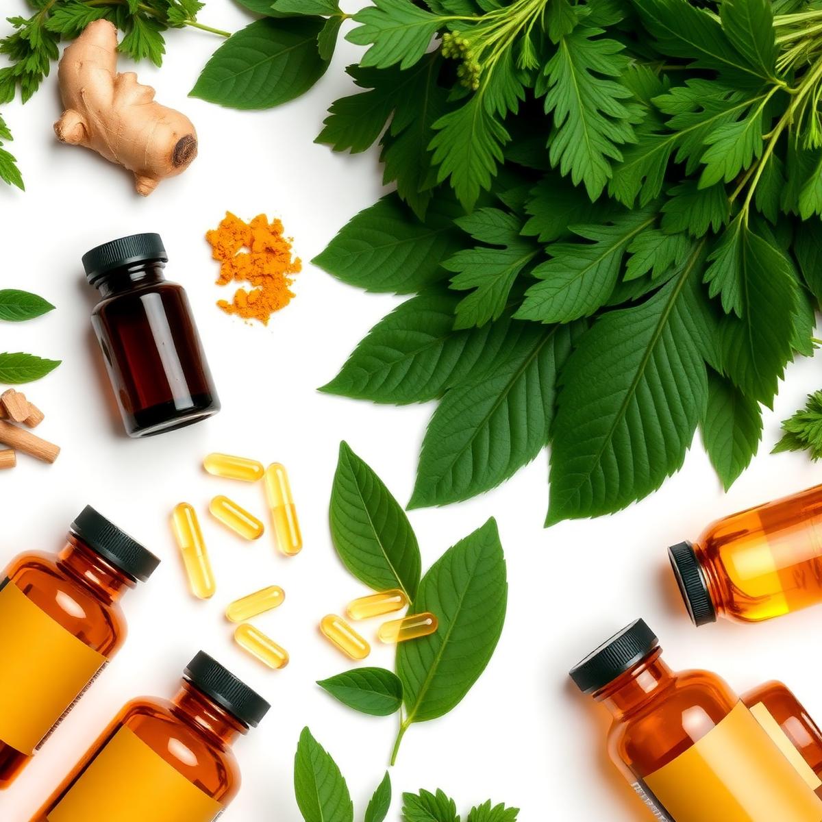 Organic supplements and herbal ingredients